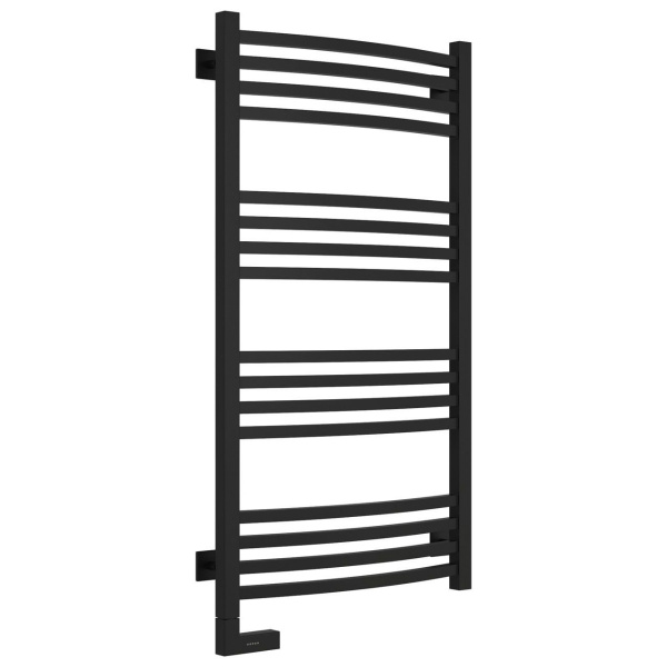 Полотенцесушитель электрический Сунержа Аркус 2.0 100х50 см из нержавеющей стали (детальная фотография), лесенка, вертикальные