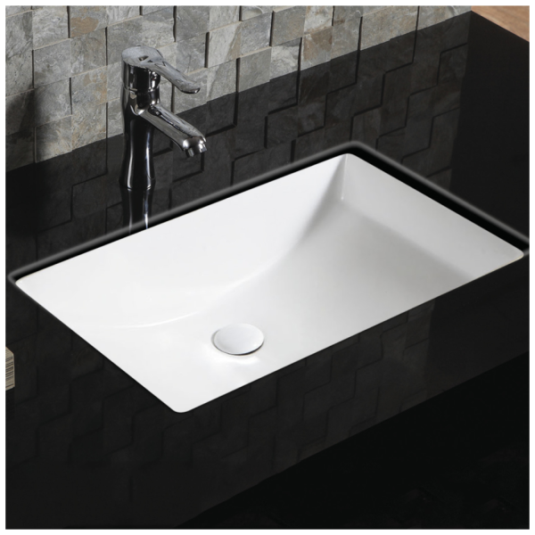 Раковина встраиваемая 53х33 см, цвет белый, Devon&Devon York ACYORKDS (детальная фотография), встраиваемые (в столешницу)