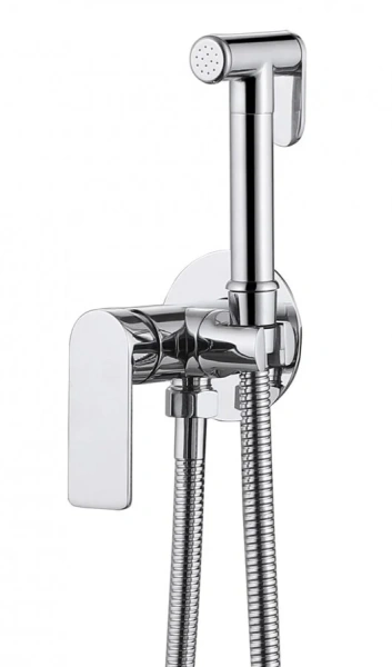 Гигиенический душ со смесителем Abber Weiss Insel хром AF8025 (детальная фотография)