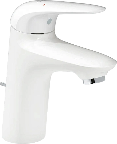 Смеситель для раковины с функцией энергосбережения белая луна Grohe Eurostyle New - фото 2