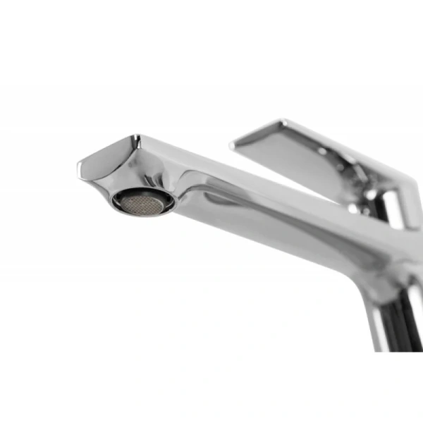 Смеситель для раковины Cezares Comfort хром COMFORT-LC-01-W0 (детальная фотография), высокие, из латуни, округлая форма