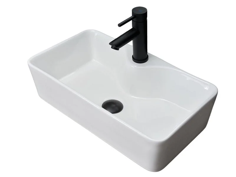 Раковина GID Geometrico N9092 55 см белая 51202 (детальная фотография)