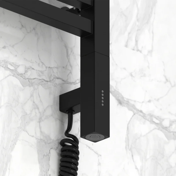 Полотенцесушитель электрический Сунержа Модус 3.0 30x80 см правый черный матовый 31-5701-8030 (детальная фотография), современные, hi-tech