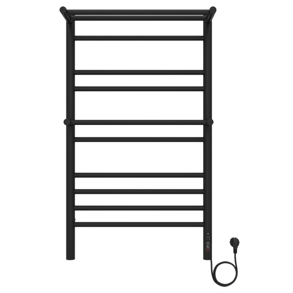 Полотенцесушитель электрический Акватек Альфа 50x90 см черный муар AQ EL RRP1090BL (детальная фотография)