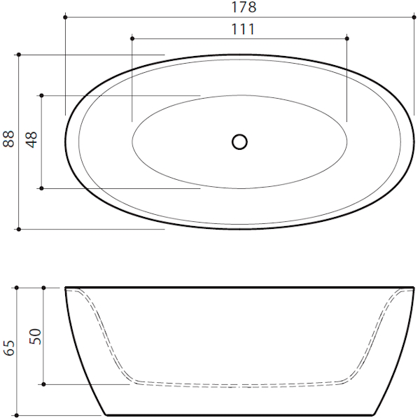Схема (детальная фотография), без гидромассажа, большие, глубокие