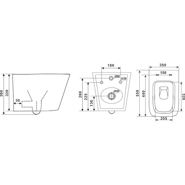 Схема (детальная фотография), подвесные, встраиваемые