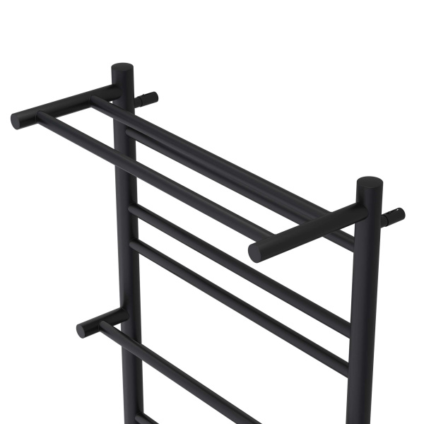 Полотенцесушитель электрический Акватек Альфа 50x90 см черный муар AQ EL RRP1090BL (детальная фотография), современные, hi-tech