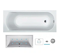Ванна гидромассажная Riho Miami 180 x 80 см, AIR