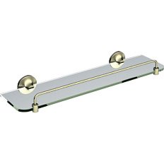 Полка стеклянная, бронза, Art&Max Bohemia