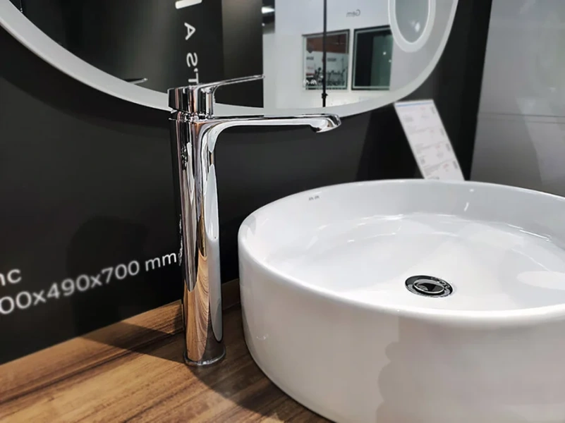 Раковина Am.Pm Func 55 см белая M8FWCC20550WG (детальная фотография), из санфарфора