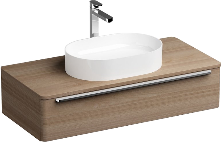 Раковина Ravak Ceramic Slim 55 см белая XJX01155001 (детальная фотография), современные, hi-tech