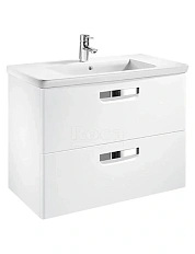 Тумба под раковину подвесная Roca The Gap 60 см белый глянец