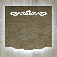 Зеркало La Beaute Cher с подсветкой 85см