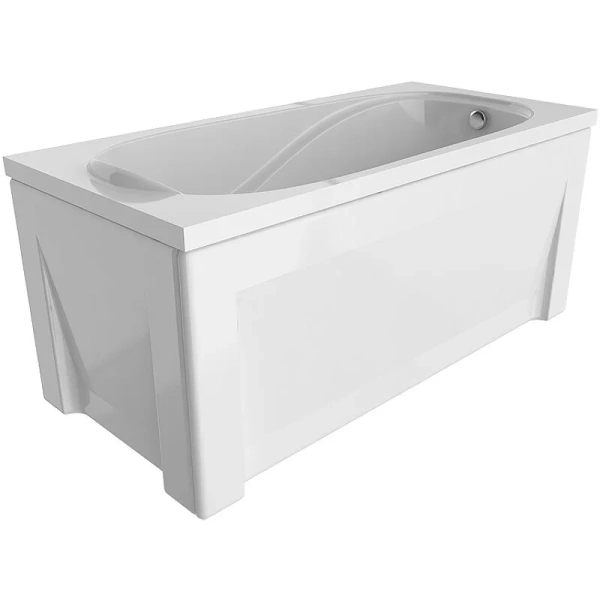 Акриловая ванна Timo KILO1570, 150 х 70 см, цвет белый (детальная фотография), современныe, hi-tech