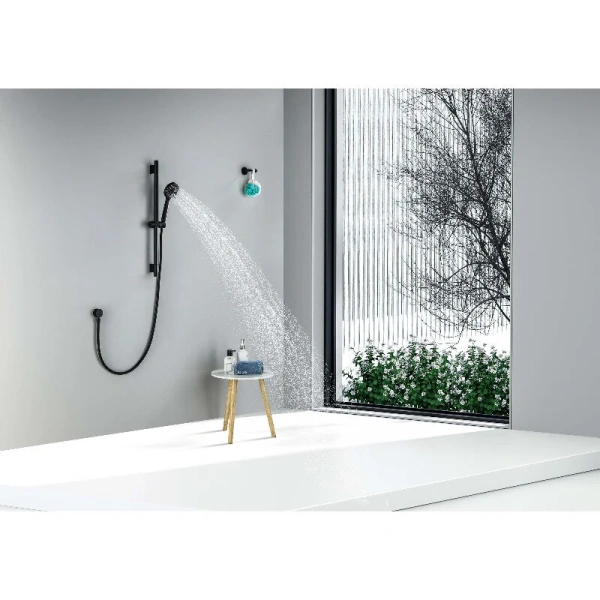 Душевой комплект Акватек Ника черный матовый AQ1833MB (детальная фотография), душевые комплекты, наборы index_1