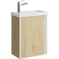 Тумба под раковину подвесная Aqwella Urban 45 см дуб давос