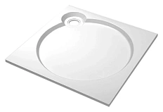 Душевой поддон Cezares Tray 90x90 см из искусственного мрамора