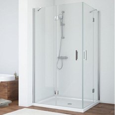 Душевой уголок стекло шиншилла Vegas-glass AFA-F 100х80 02 L