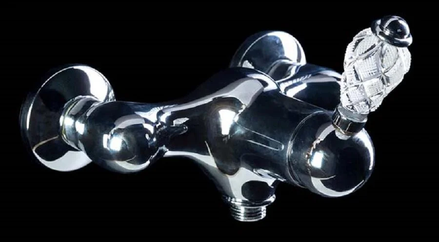 Смеситель для душа Boheme Crystal однорычажный (детальная фотография)