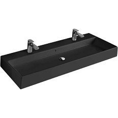 Раковина Villeroy & Boch Memento 120 см черная с покрытием CeramicPlus