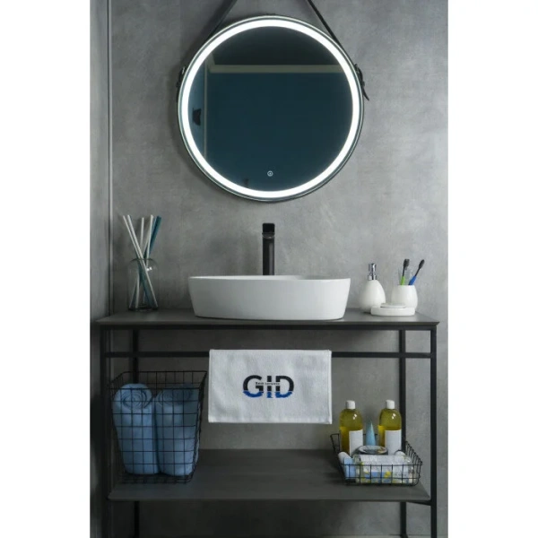 Раковина GID Creativo N9386 50 см белая 51139 (детальная фотография), керамические