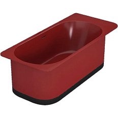 Ванна из искусственного камня Salini Ninfea 180x82 см RAL полностью