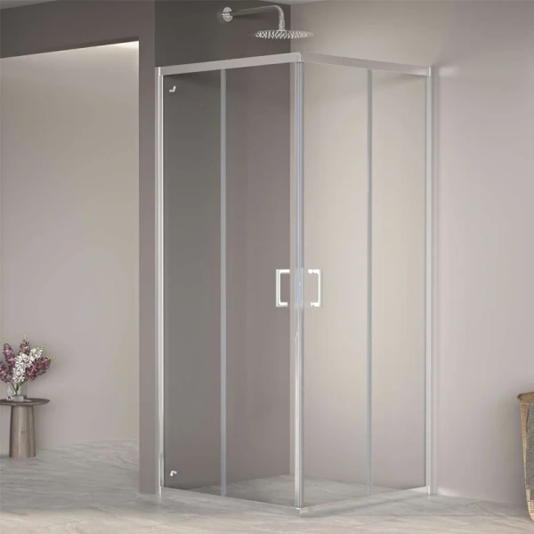 Душевой уголок RGW Passage PA-030 80x80 см профиль хром, стекло прозрачное 3508103088-11 (детальная фотография), современные, hi-tech