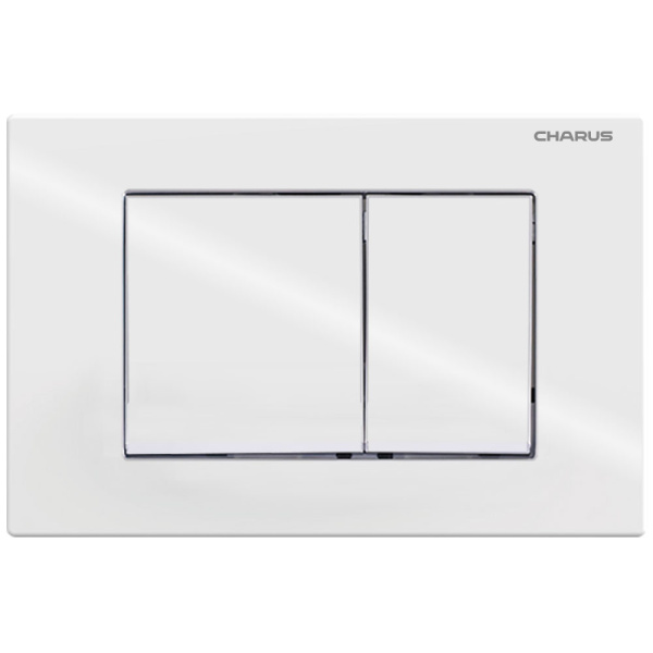 Клавиша смыва Charus Minimalista белая глянцевая FP.310.11.01 (детальная фотография)