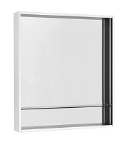 Зеркальный шкаф с подсветкой Акватон Ривьера 60 см белый матовый