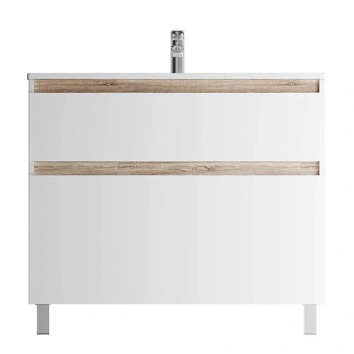 Тумба под раковину напольная Am.Pm X-Joy 100 см белый глянец - фото 1