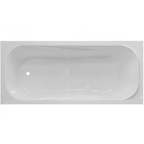 Ванна из литьевого мрамора Эстет Альфа 180х80 см белая глянцевая ФР-00001311 (детальная фотография), литьевой мрамор