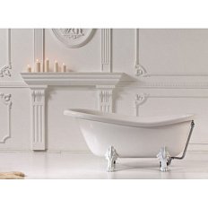 Ванна из литьевого мрамора, цвет белый, Romance Collection Symphony