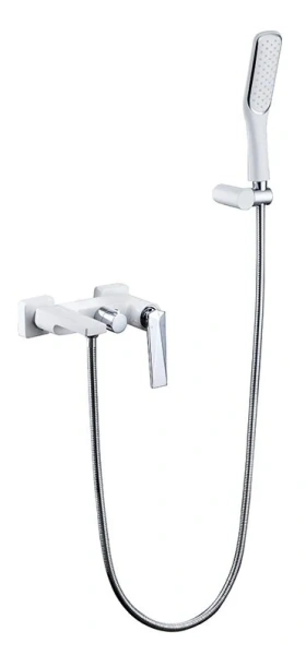 Смеситель для ванны Boheme Venturo белый/хром 373-W (детальная фотография)