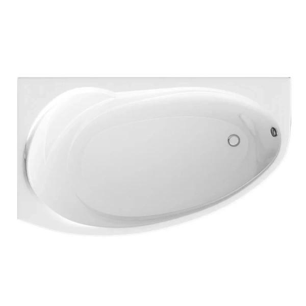 Ванна акриловая 1Marka Julianna Mg 01дж1595л/01дж1595п, 150 x 90 см, левая/правая, цвет белый (детальная фотография), современныe, hi-tech