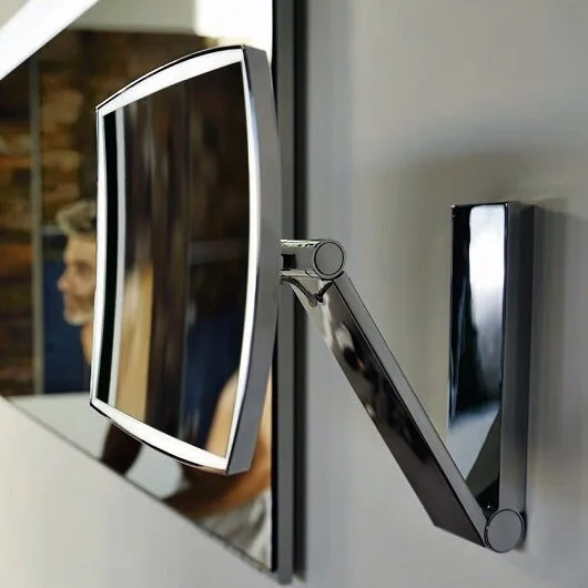 Зеркало с подсветкой Keuco iLook_move 20 см хром 17613019003 (детальная фотография), современные, hi-tech