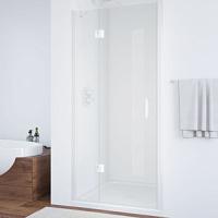 Душевая дверь профиль белый стекло прозрачное Vegas-glass