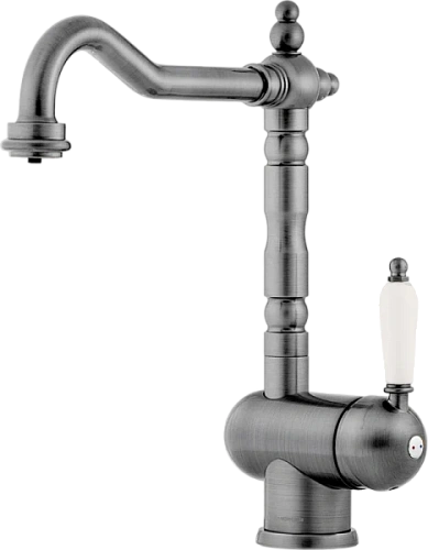 Смеситель для кухни Omoikiri Kyoto 2 Plus-SI античное серебро - фото 3