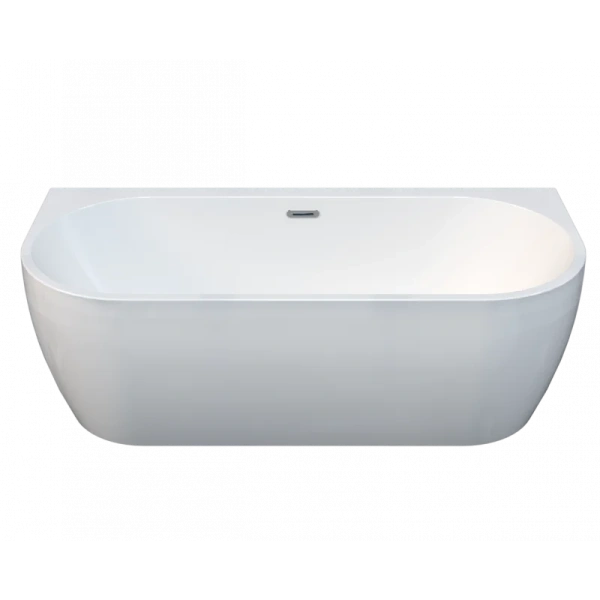 Акриловая ванна Радомир Вальс Макси 1-01-2-0-9-188К, 180 x 80 см, каркас, фронтальный экран съемный, слив-перелив автомат Вальс цвета хром, белая (детальная фотография)