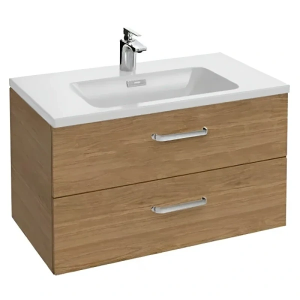 Тумба с раковиной подвесная Jacob Delafon Vox EB2078-R1 80 см с ящиками (детальная фотография)