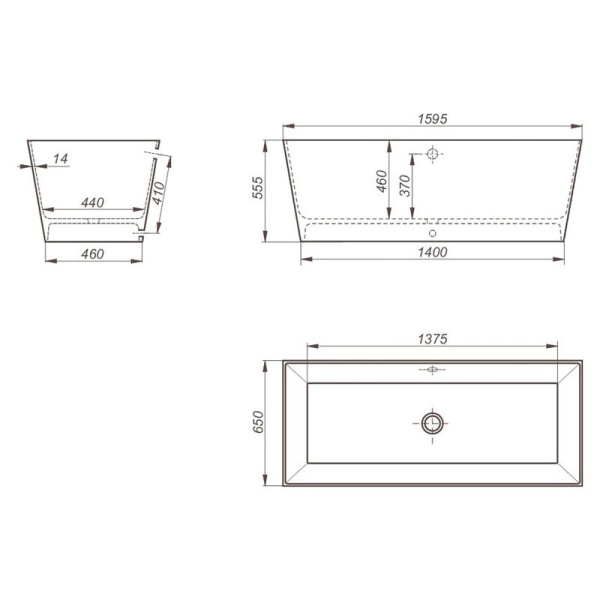 Схема (детальная фотография), без гидромассажа, большие