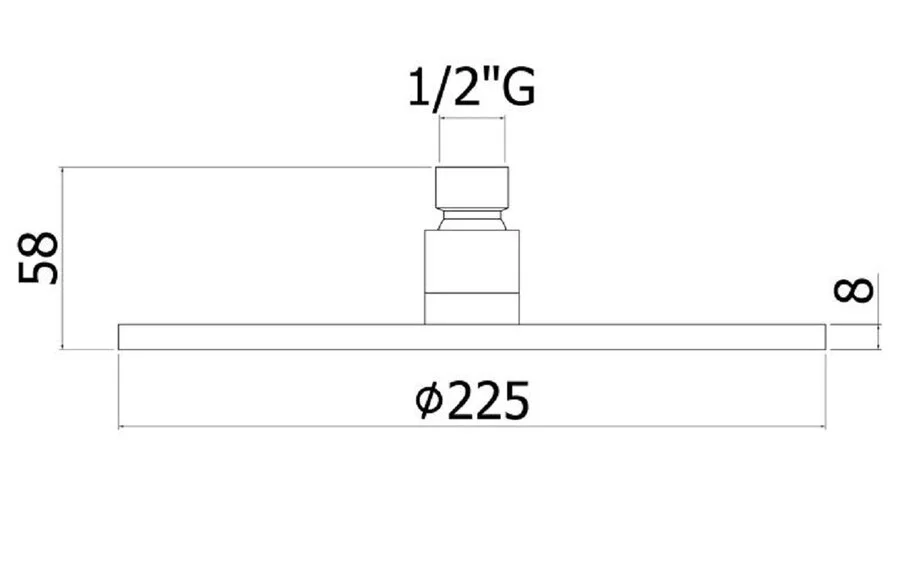 Верхний душ Paffoni Master черный матовый ZSOF074NO (детальная фотография), верхние души