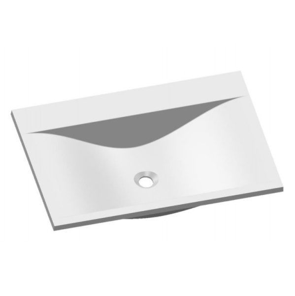 Раковина мебельная Velvex Pulsus 70 см белая rkPUL.70-81 (детальная фотография)