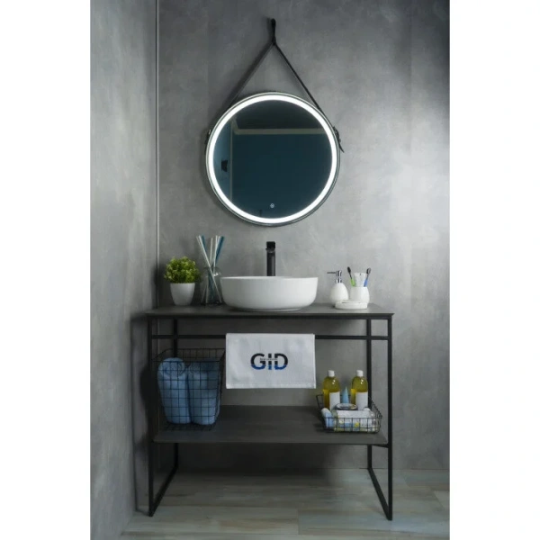 Раковина GID Esfera D1315 42 см белая 51182 (детальная фотография), накладные (на столешницу)