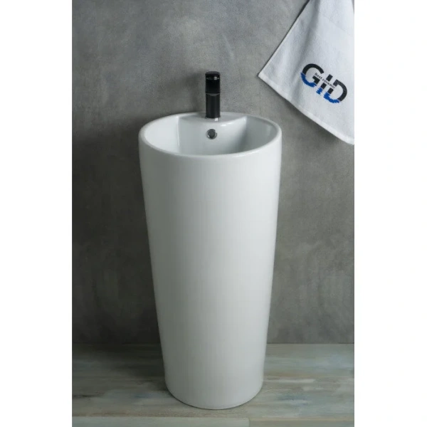 Раковина напольная GID Autonomo Nb131 40 см белая 81112 (детальная фотография), современные, hi-tech