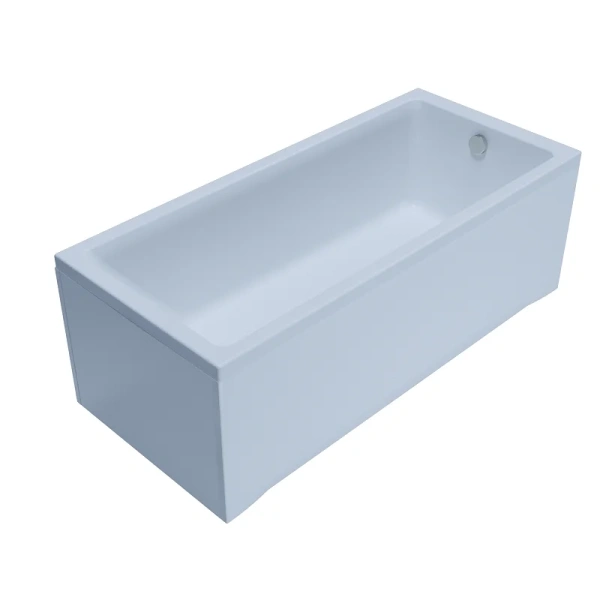 Ванна акриловая 1ACReal Palermo 180, 180 х 80 см, белая, BBA-PM188X0-00U Щ0000028758 (детальная фотография), приставные, встраиваемые