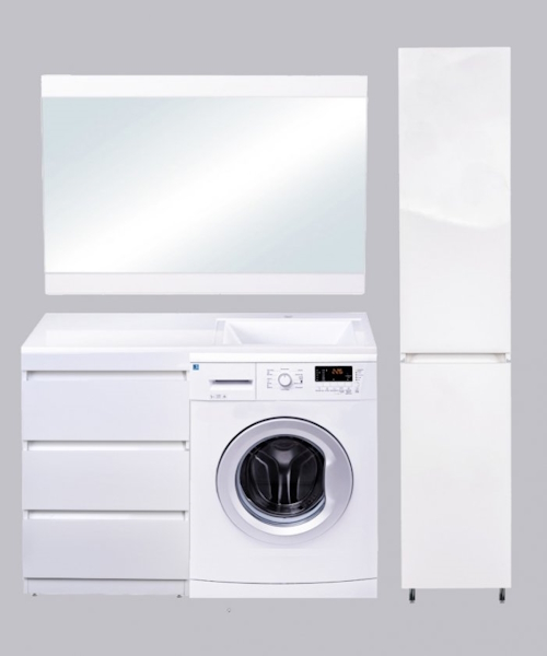 Шкаф-пенал  Style Line Даллас 30 см белый СС-00002235 (детальная фотография), 30 см