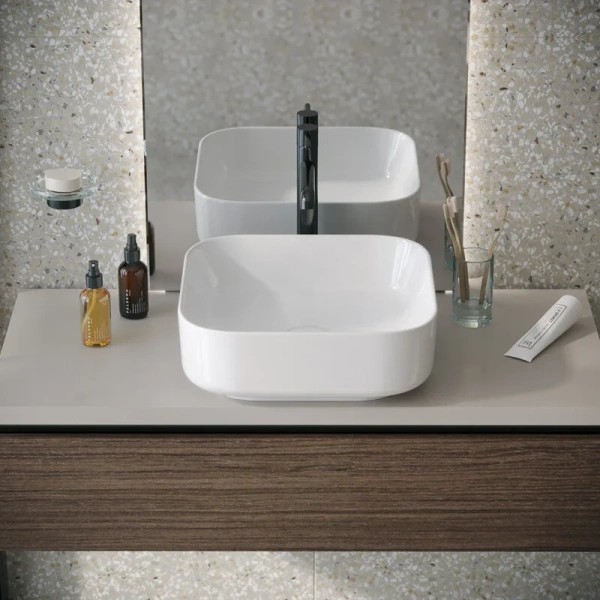 Раковина Grossman Falcon 38 см белая GR-3055 (детальная фотография), белые