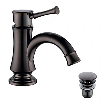 Смеситель для  раковины, черный кофе Lemark Peretto LM6306RB