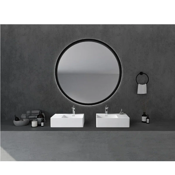 Раковина Abber Stein 56 см правосторонняя AS2644 R (детальная фотография), из камня