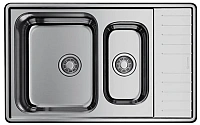 Мойка для кухни Omoikiri Sagami 79-2-IN 79 см нержавеющая сталь, универсальная
